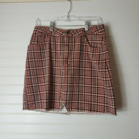 91 Cotton On Multi-colored A-Line Mini Skirt Size - Picture 1 of 7